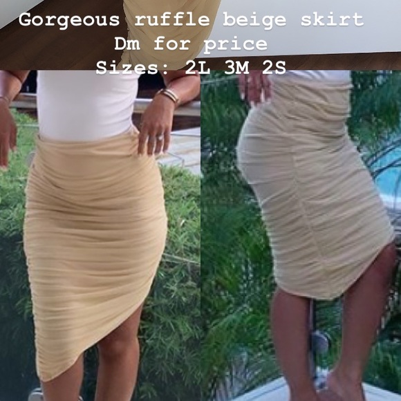 Beige skirt - Picture 1 of 1